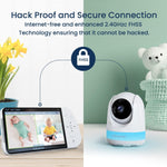 Babysense Babysense Max View Baby Monitor with Two Cameras for Peace of Mind Parents - 