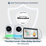 Babysense Babysense Max View Baby Monitor with Two Cameras for Peace of Mind Parents - 