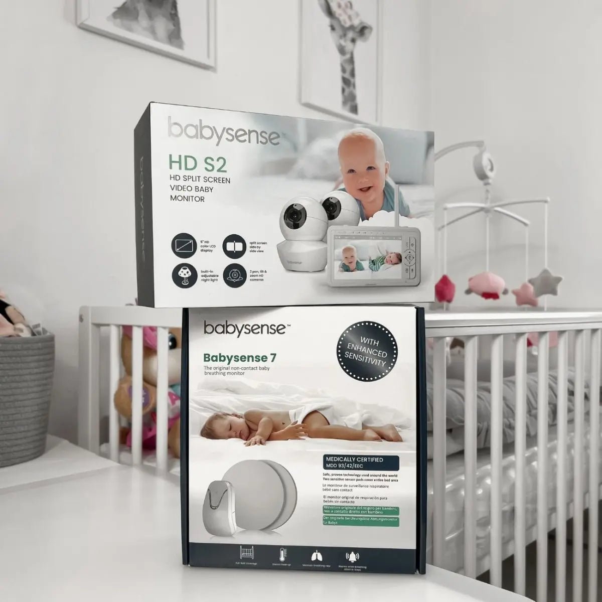 Babysense Babysense True Sleep Baby Monitor with Breathing Motion Detection for Parents - 