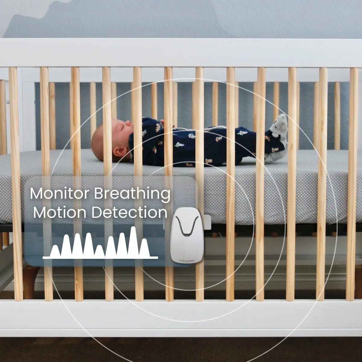 Babysense Babysense True Sleep Baby Monitor with Breathing Motion Detection for Parents - 