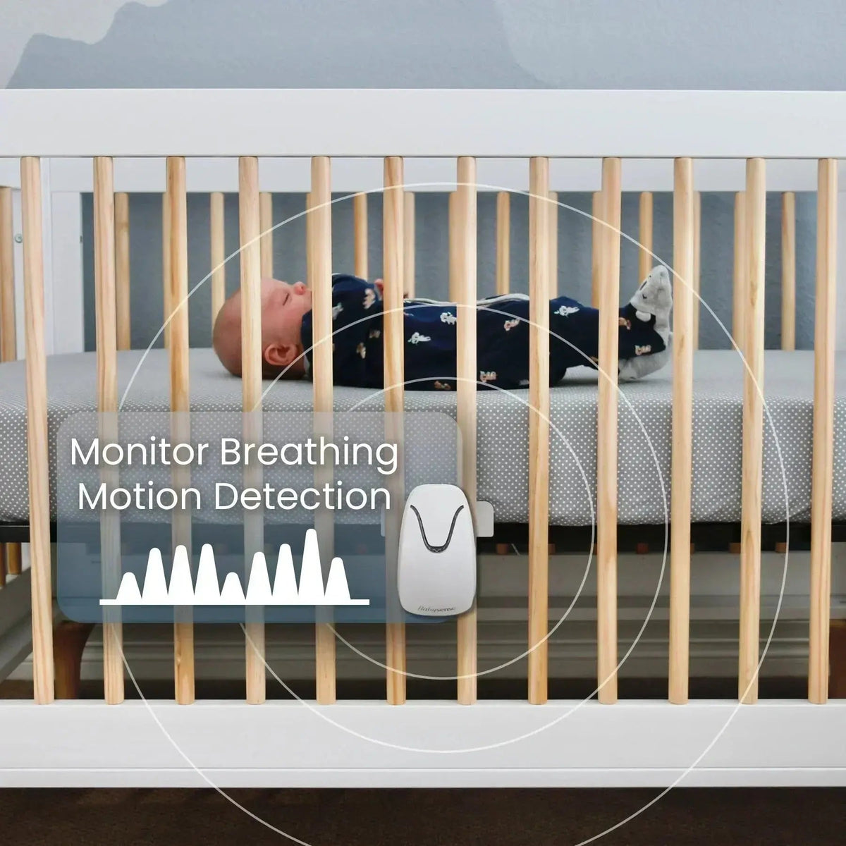 Babysense Babysense True Sleep: Video Baby Monitor with Breathing Motion Detection & Safety Alerts, 1 or 2 Cameras - 