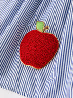 Rylee Faith Designs BACK TO SCHOOL Apple Applique Girls DressEveretts Place