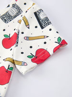 Rylee Faith Designs Back to School Apple Pencil Print Girls DressEveretts Place