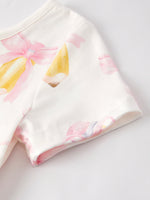 Rylee Faith Designs Back to School Bow Pencil Print Girls DressEveretts Place