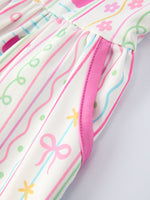 Rylee Faith Designs Back to School Girl Short Sleeve Dress Pocket DetailEveretts Place