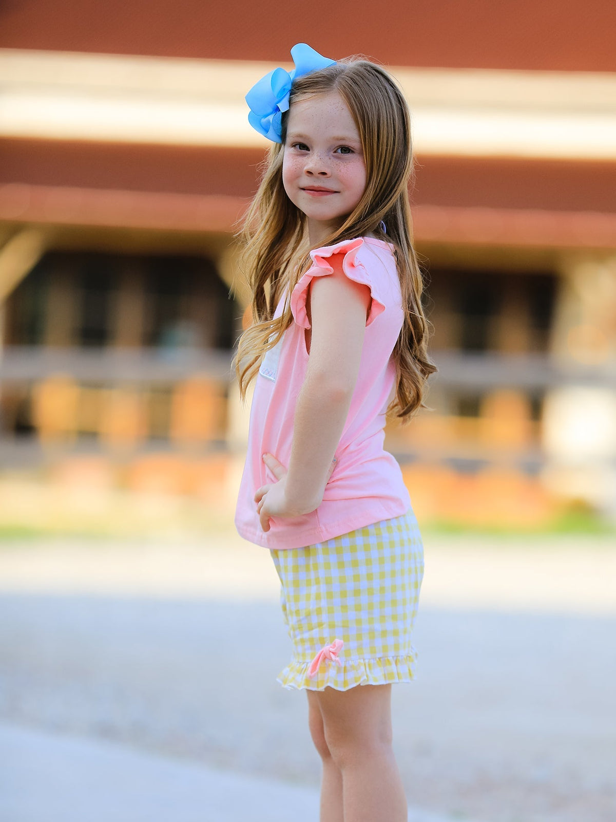 Rylee Faith Designs Back To School Girls "ABC" Embroidered Ruffle SetEveretts Place