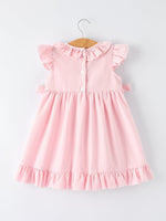 Rylee Faith Designs Back to School Pencil Plaid Girls Smocked Ruffle Collar DressEveretts Place