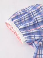 Rylee Faith Designs BACK TO SCHOOL Pocket Applique Check Girls DressEveretts Place