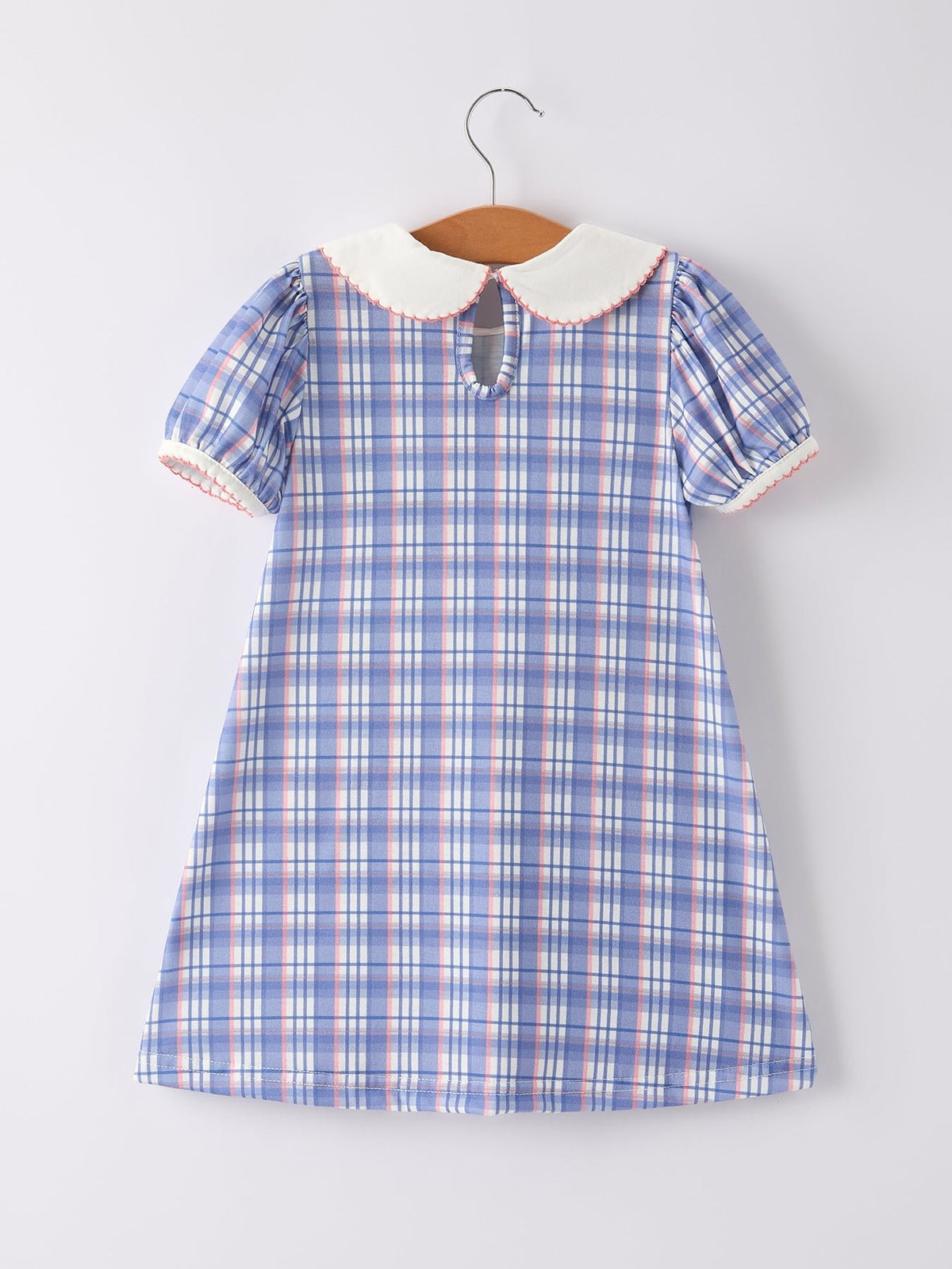 Rylee Faith Designs BACK TO SCHOOL Pocket Applique Check Girls DressEveretts Place