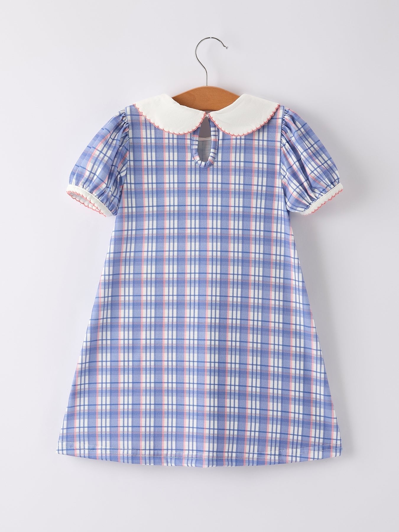 Rylee Faith Designs BACK TO SCHOOL Pocket Applique Check Girls DressEveretts Place