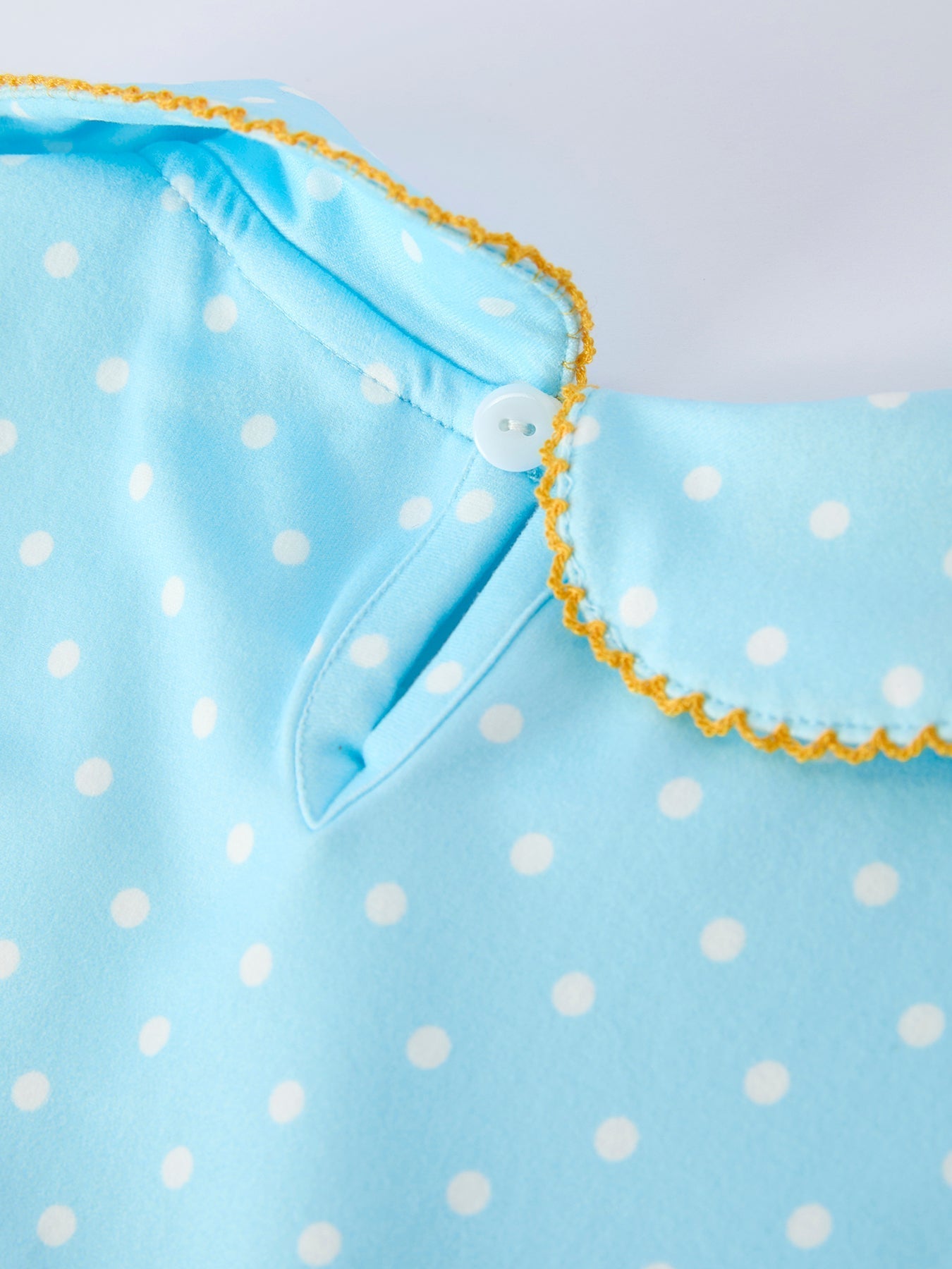 Rylee Faith Designs Back to School Polka Dot Girls Dress Pencil Bow AppliqueEveretts Place