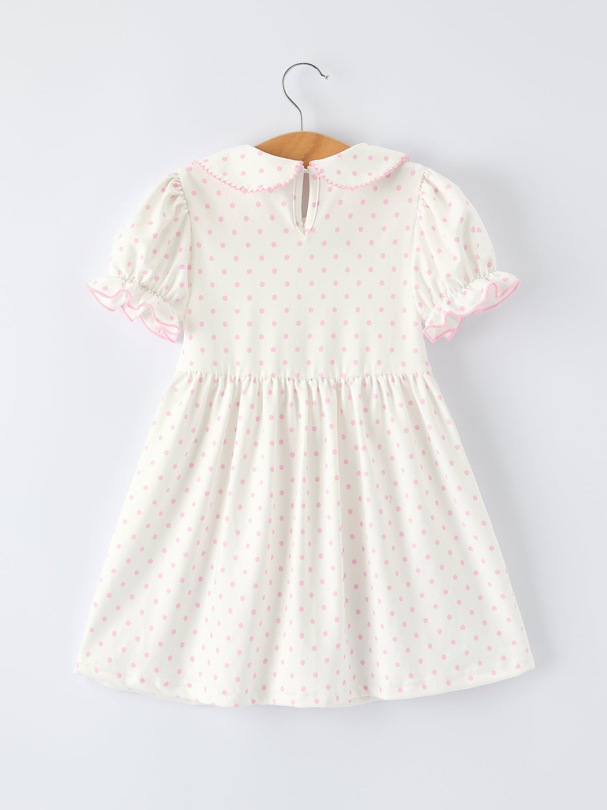 Rylee Faith Designs Back to School Polka Dot Girls Dress Pencil Bow AppliqueEveretts Place