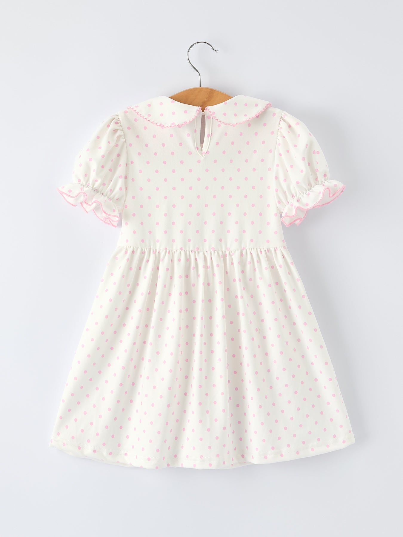 Rylee Faith Designs Back to School Polka Dot Girls Dress Pencil Bow AppliqueEveretts Place