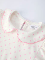 Rylee Faith Designs Back to School Polka Dot Girls Dress Pencil Bow AppliqueEveretts Place
