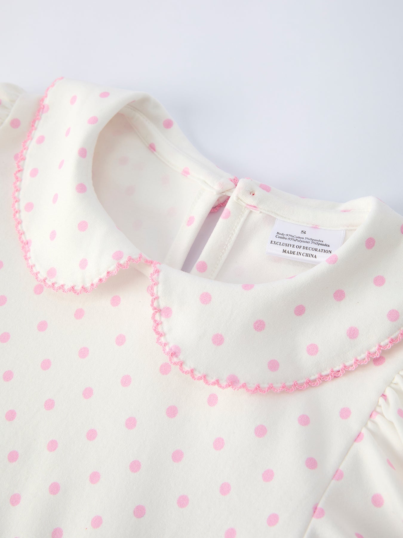 Rylee Faith Designs Back to School Polka Dot Girls Dress Pencil Bow AppliqueEveretts Place