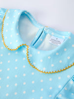 Rylee Faith Designs Back to School Polka Dot Girls Dress Pencil Bow AppliqueEveretts Place