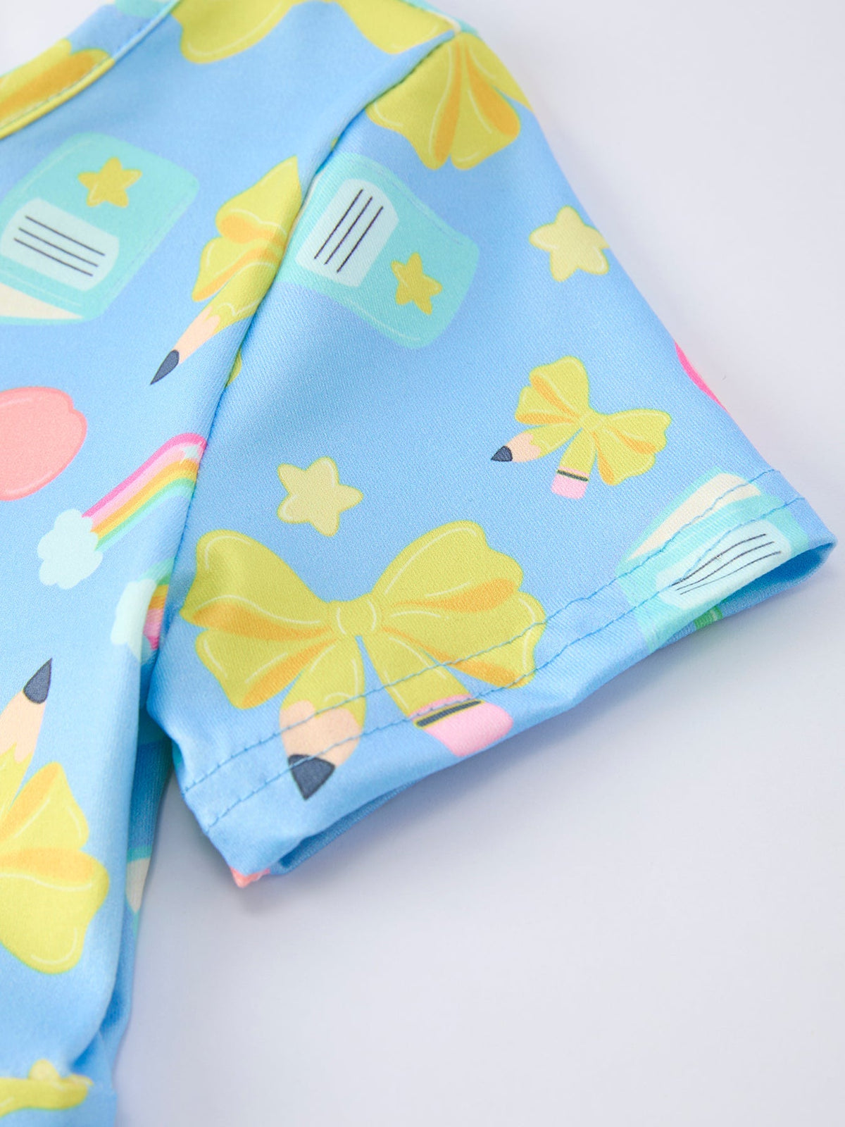 Rylee Faith Designs Back to School Rainbow Bow Girls DressEveretts Place