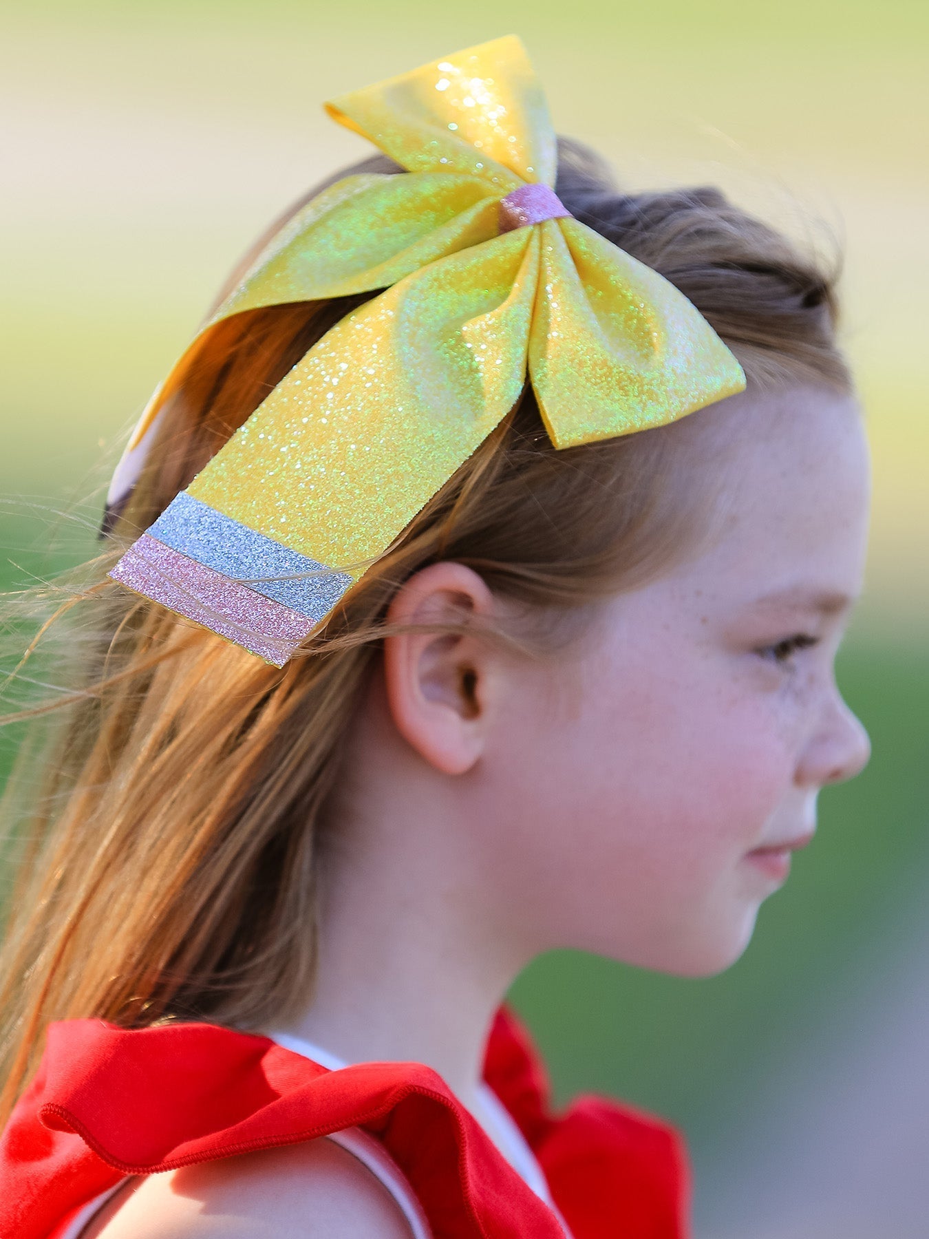 Rylee Faith Designs Back to School Sequin Bow HairpinEveretts Place