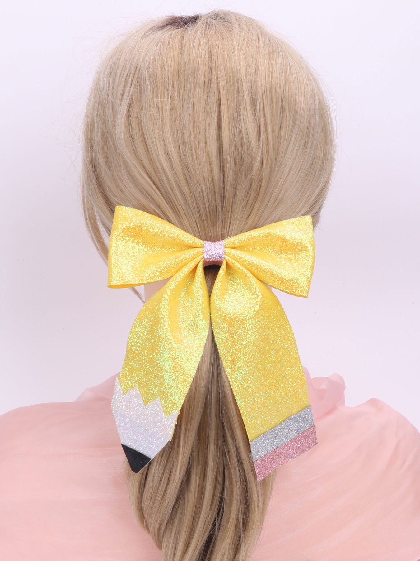 Rylee Faith Designs Back to School Sequin Bow HairpinEveretts Place