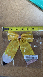 Rylee Faith Designs Back to School Sequin Bow HairpinEveretts Place