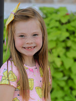 Rylee Faith Designs Back to School Yellow Bow Print Girls DressEveretts Place
