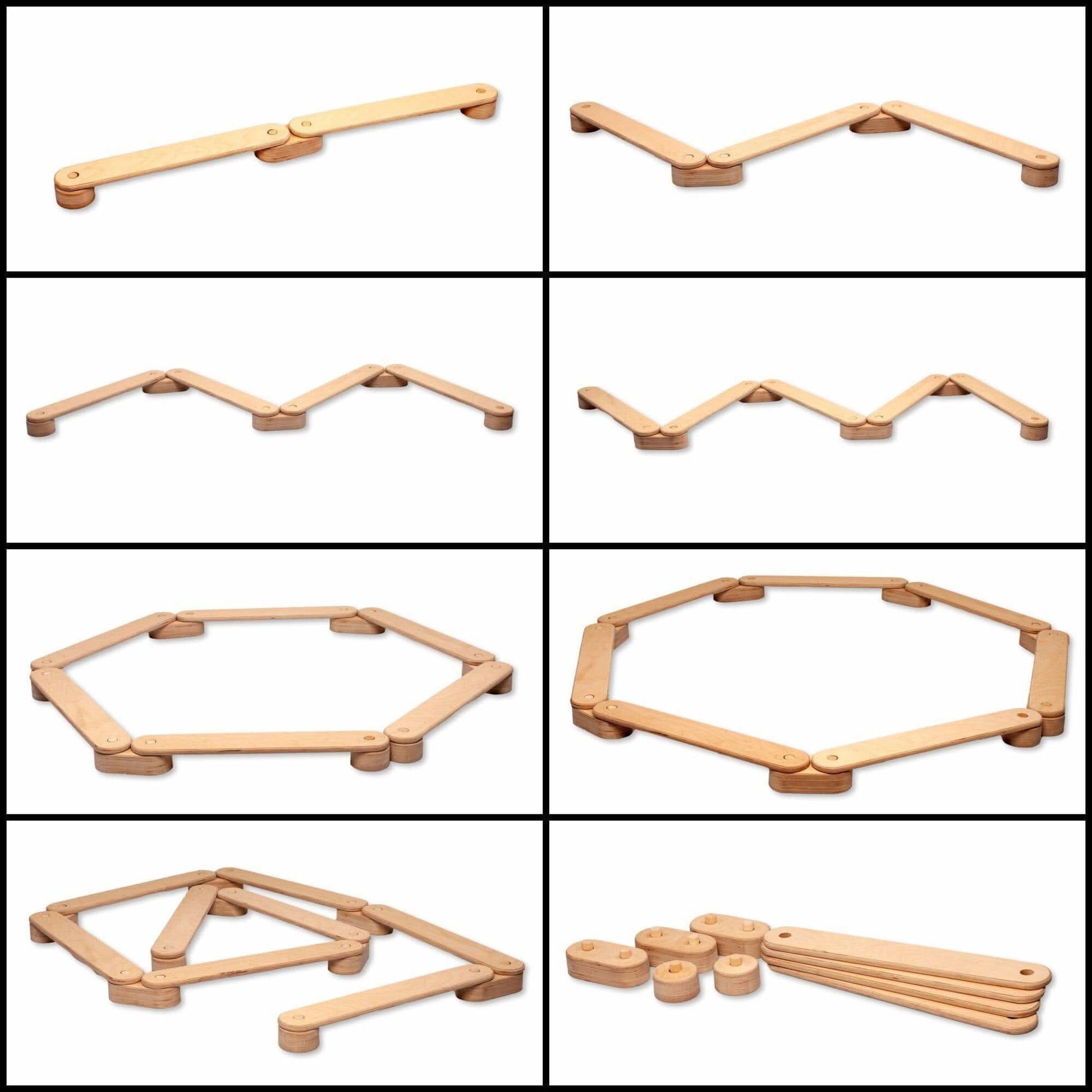 Montessori Wooden Balance Beam Set Toddler Gift Birch Wood Kidodido Everetts Place: Online Boutique