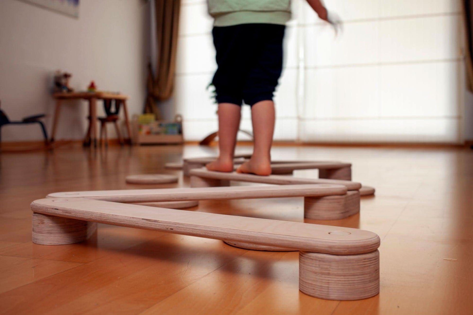 Montessori Wooden Balance Beam Set Toddler Gift Birch Wood Kidodido Everetts Place: Online Boutique