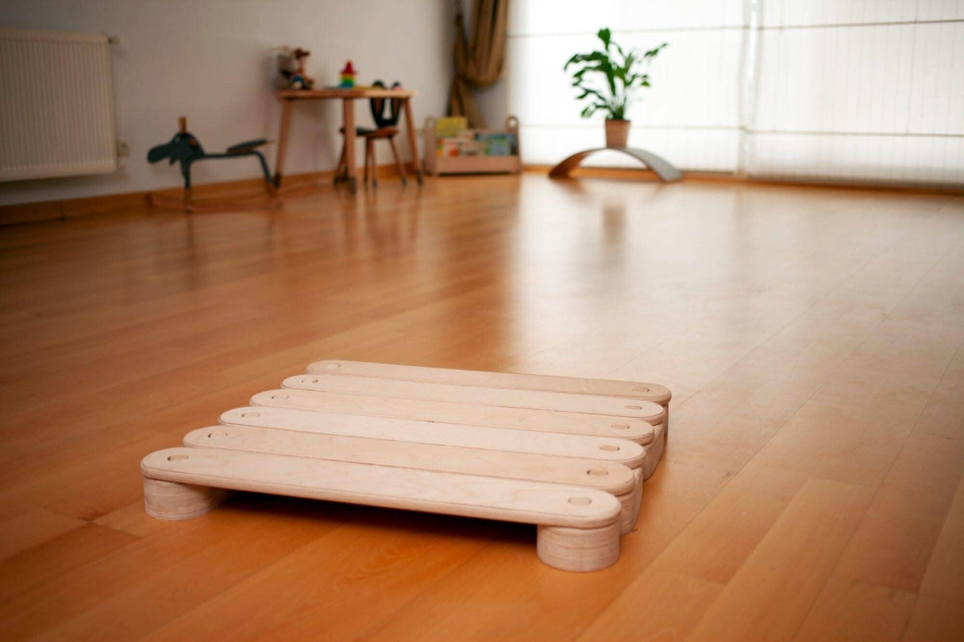 Montessori Wooden Balance Beam Set Toddler Gift Birch Wood Kidodido Everetts Place: Online Boutique