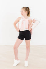 Mila & Rose ® Balanced Black Active Shorty Shorts - 