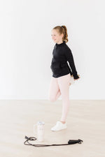 Mila & Rose ® Balanced Black Full - Zip Ruffle Active Jacket - 