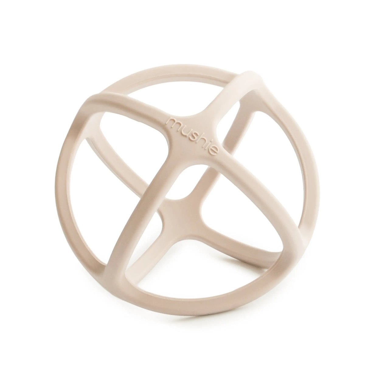 Mushie Ball Teether Made from Non - Toxic Food Grade Silicone for Babies - Everetts Place Boutique - 