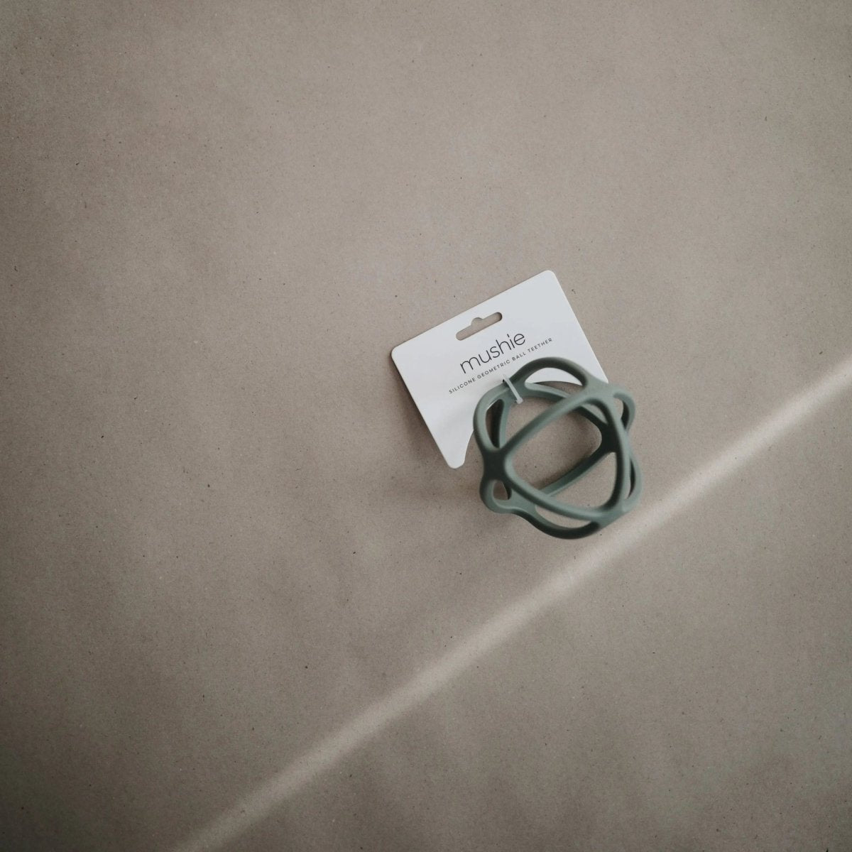 Mushie Ball Teether Made from Non - Toxic Food Grade Silicone for Babies - Everetts Place Boutique - 