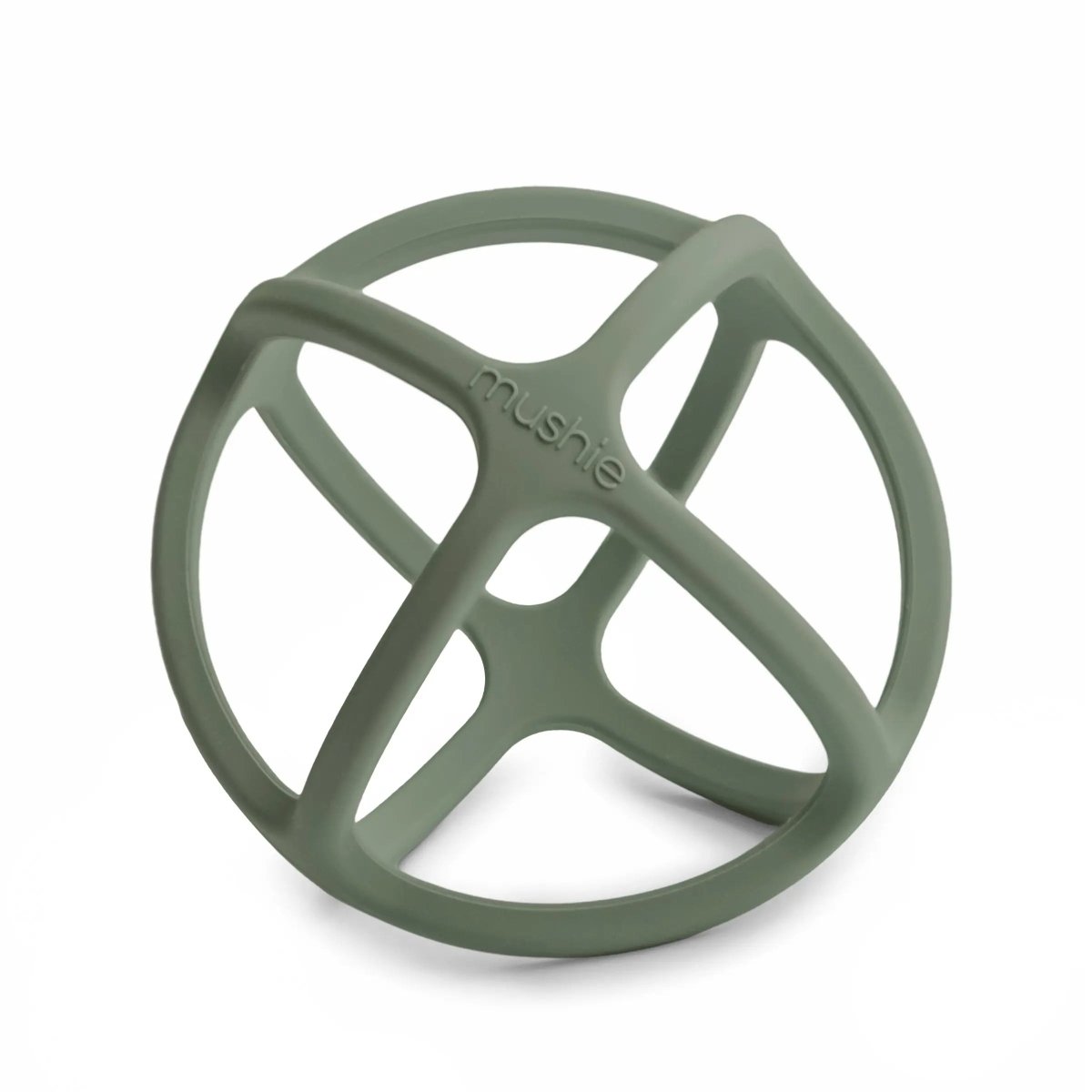 Mushie Ball Teether Made from Non - Toxic Food Grade Silicone for Babies - Everetts Place Boutique - 