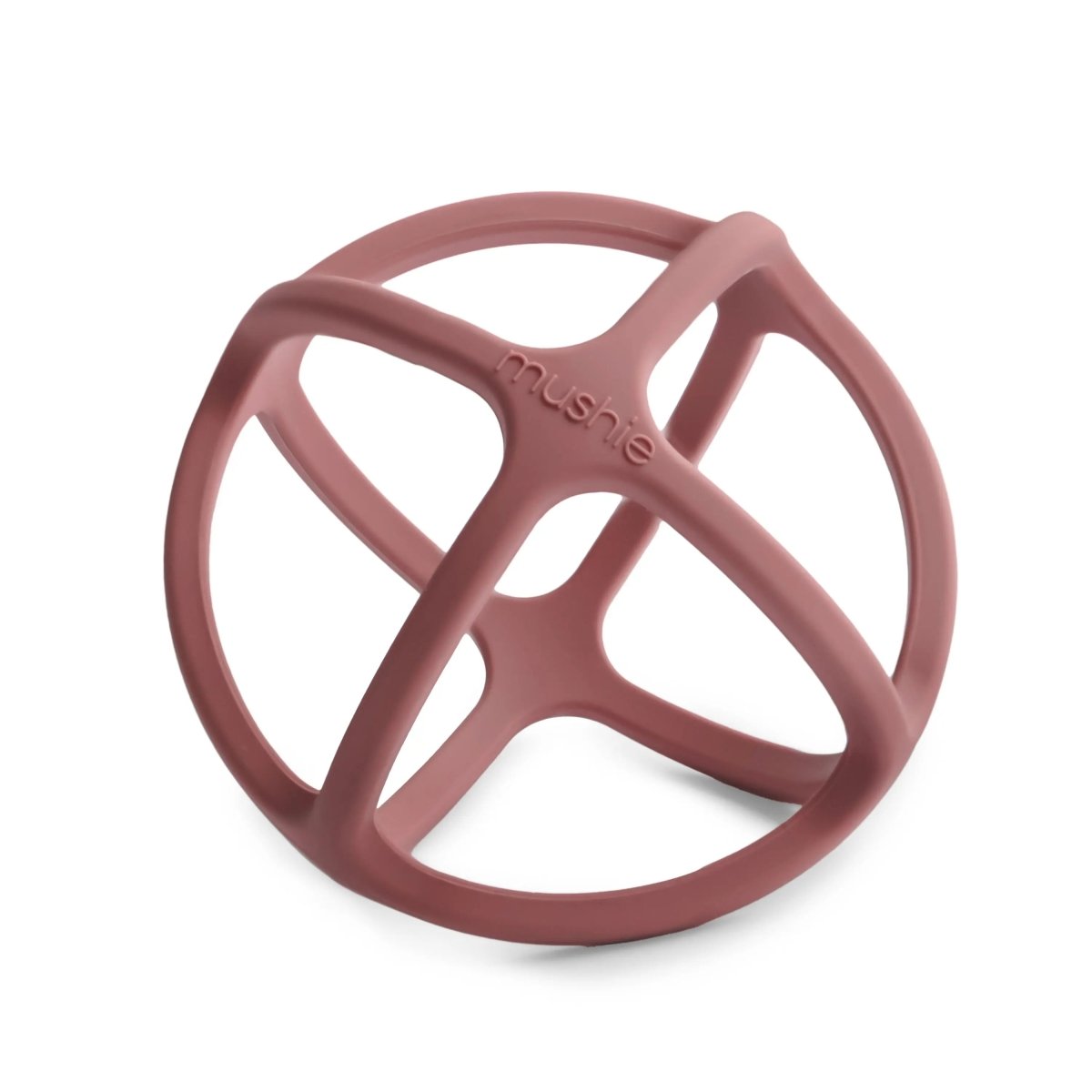 Mushie Ball Teether Made from Non - Toxic Food Grade Silicone for Babies - Everetts Place Boutique - 