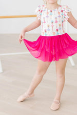 Mila & Rose ® Ballerina Bows S/S Twirl Leotard - 