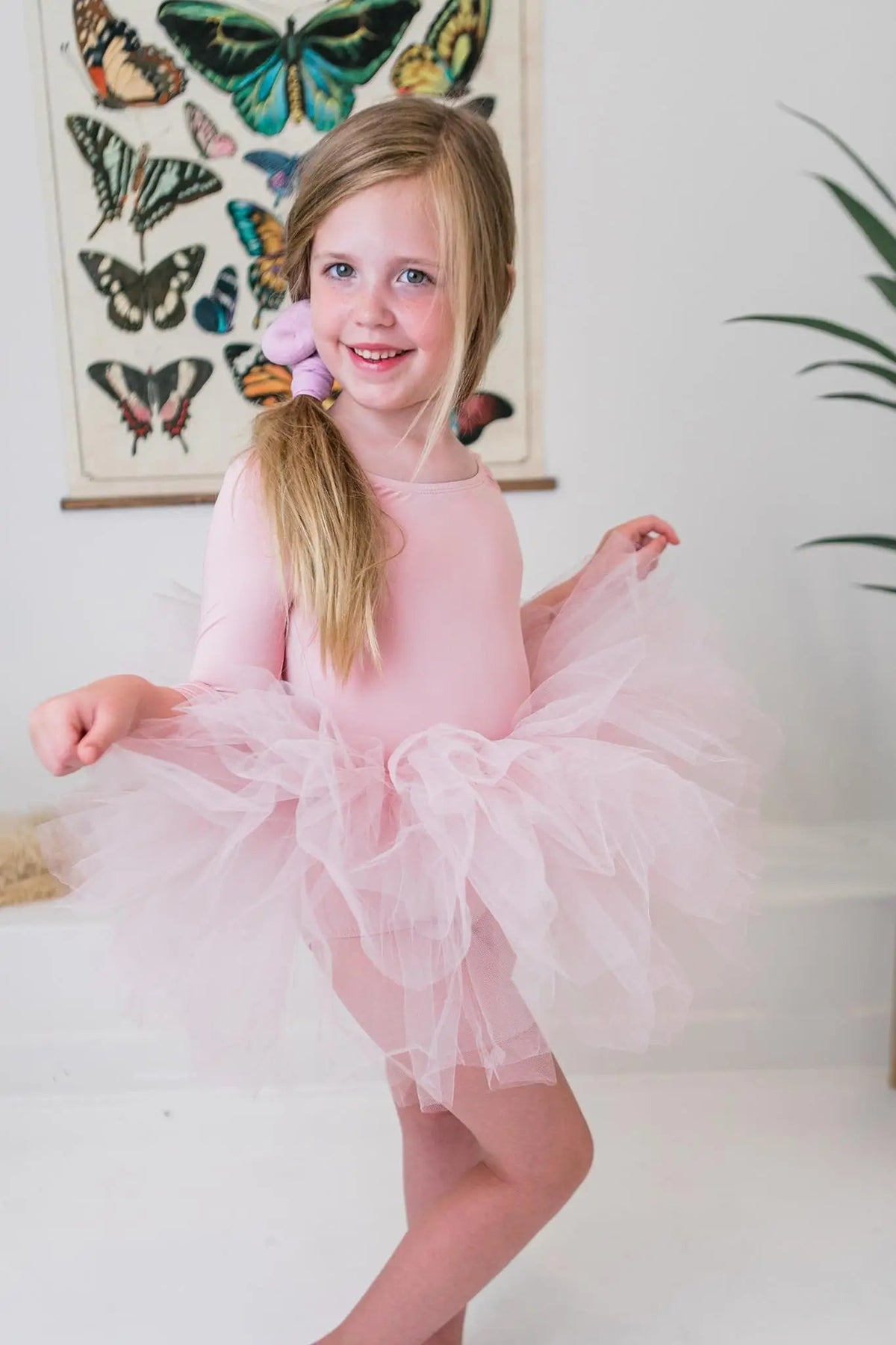 Mila & Rose ® Ballet Pink 3/4 Tutu Leotard - 
