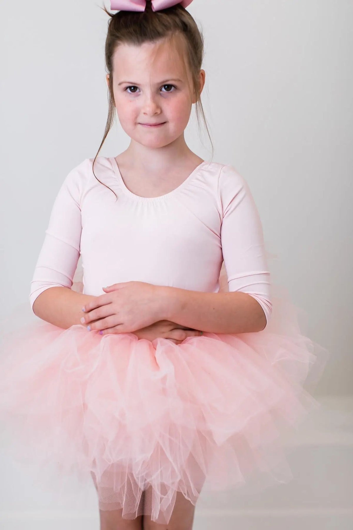Mila & Rose ® Ballet Pink 3/4 Tutu Leotard - 