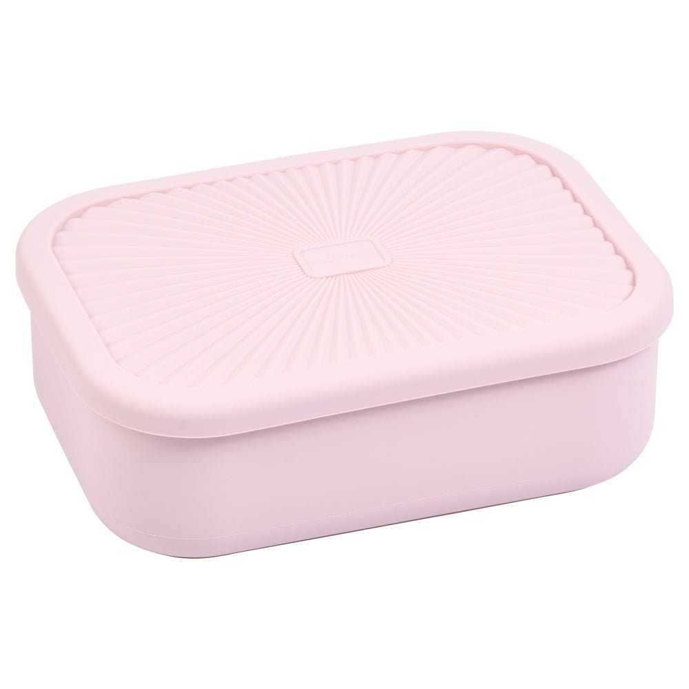 Three Little Tots Ballet Pink Silicone Bento Box - 