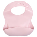 Three Little Tots Ballet Pink Silicone Bib - 