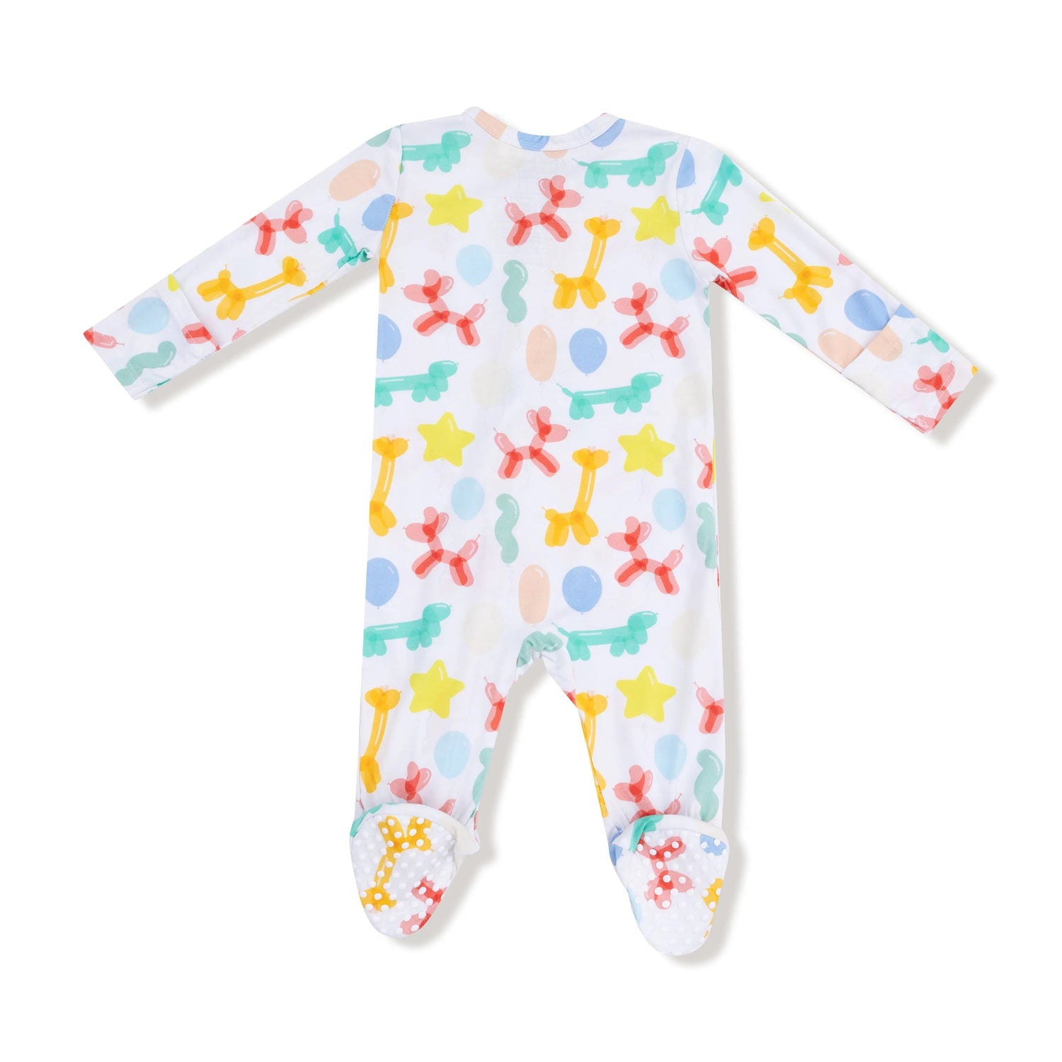 Angel Dear Balloon Animals - Blue - 2 Way Zipper Footie - 