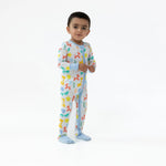 Angel Dear Balloon Animals - Blue - Convertible Romper - 