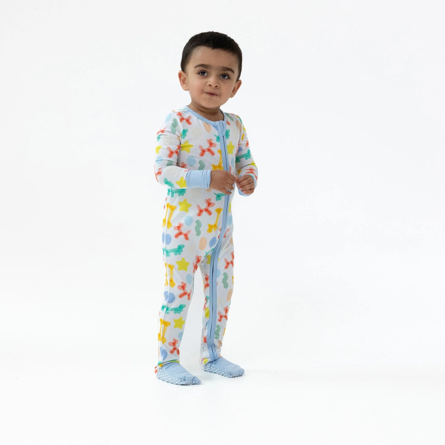 Angel Dear Balloon Animals - Blue - Convertible Romper - 