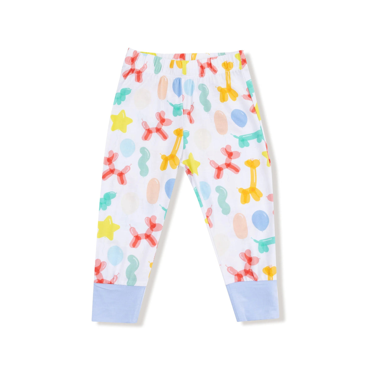 Angel Dear Balloon Animals - Blue - Long Sleeve Loungewear Set - 