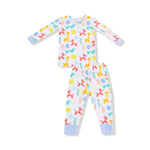 Angel Dear Balloon Animals - Blue - Long Sleeve Loungewear Set - 