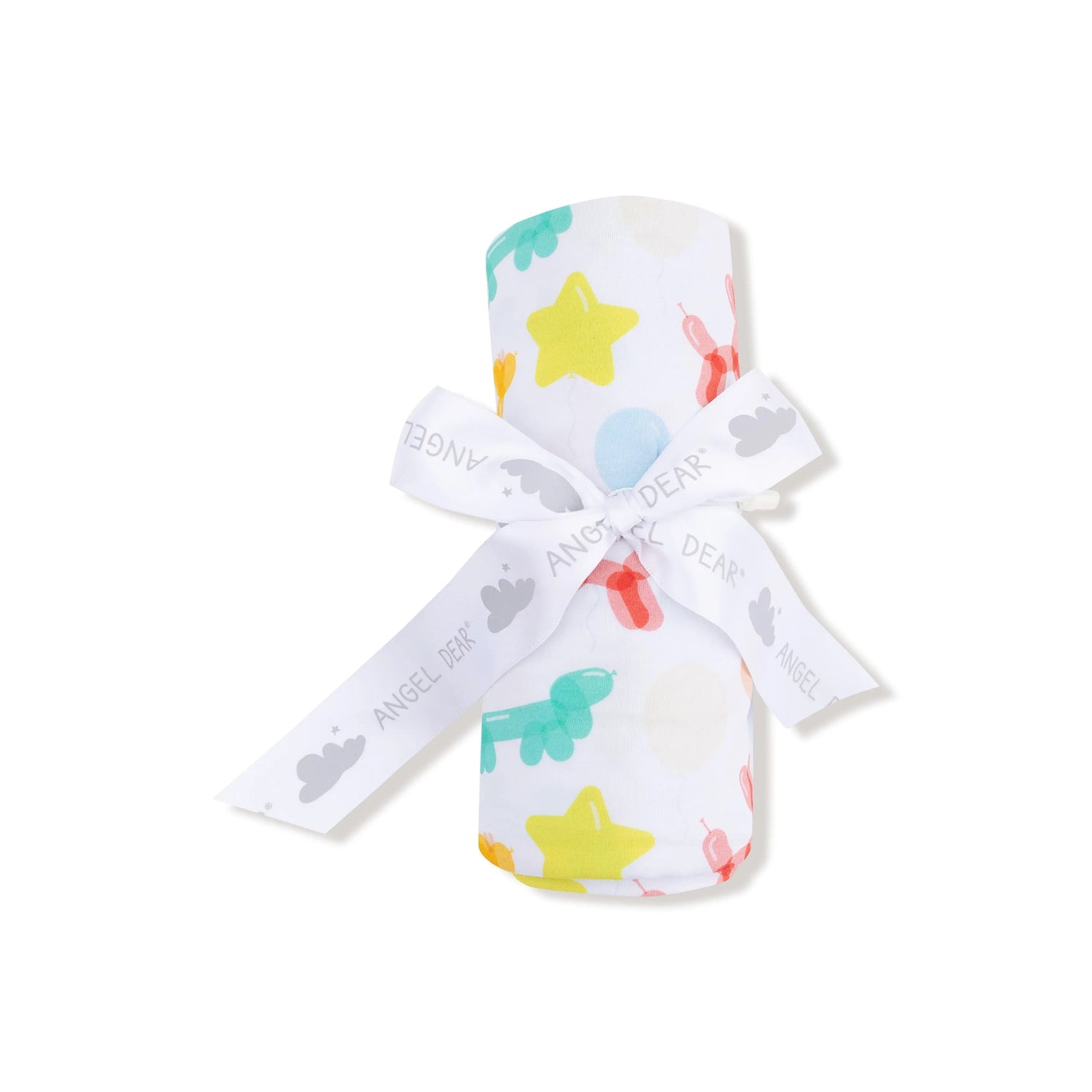 Angel Dear Balloon Animals - Blue - Swaddle Blanket - 