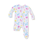 Angel Dear Balloon Animals - Pink - 2 Way Zipper Ruffle Back Footie - 
