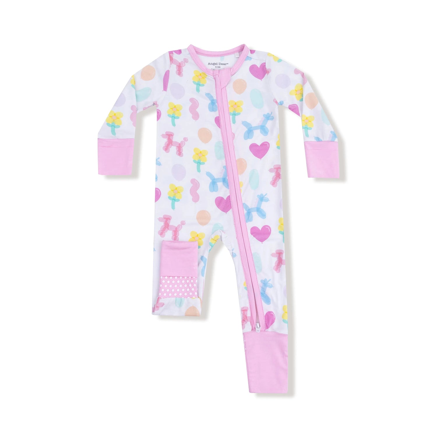 Angel Dear Balloon Animals - Pink - Convertible Romper - 