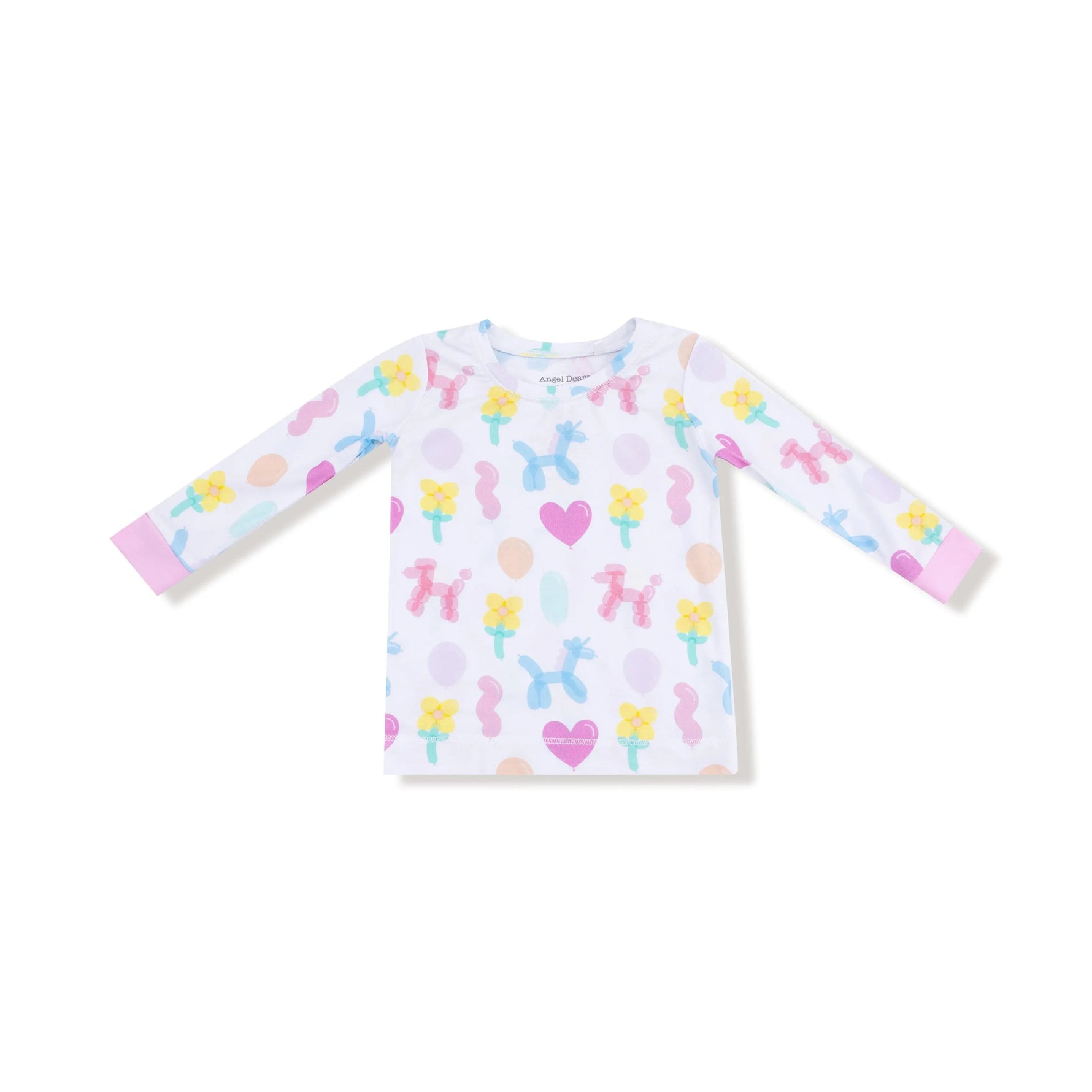 Angel Dear Balloon Animals - Pink - Long Sleeve Loungewear Set - 