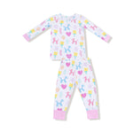 Angel Dear Balloon Animals - Pink - Long Sleeve Loungewear Set - 