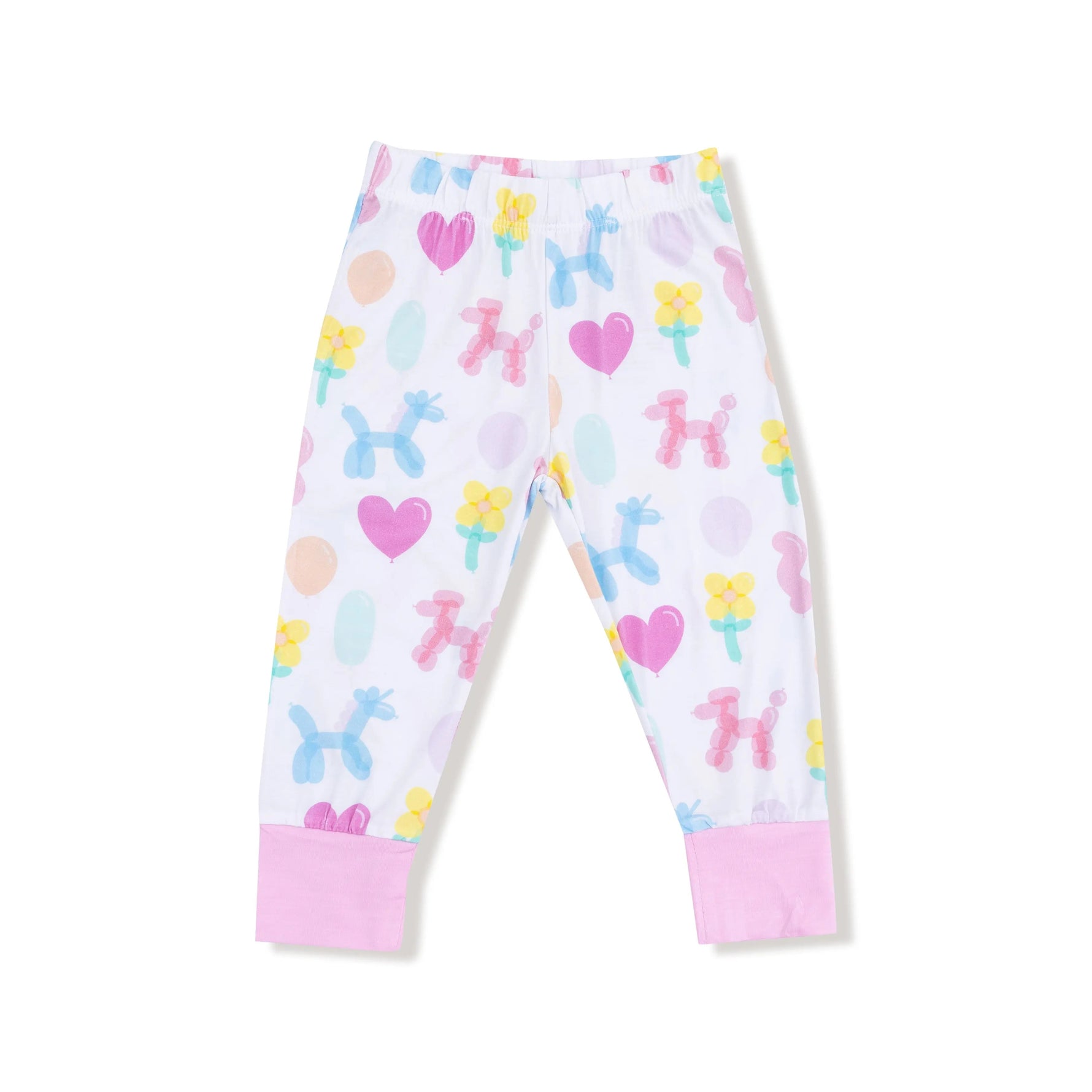 Angel Dear Balloon Animals - Pink - Long Sleeve Loungewear Set - 